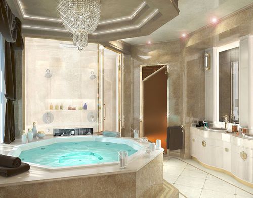 Salle de bain contemporaine - Il Bagno - Santo Passaia Furniture - en bois / en pierre