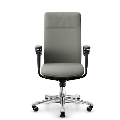 Fauteuil de direction contemporain - TRIBUTE 9021 - HÅG - en cuir / en tissu / aluminium