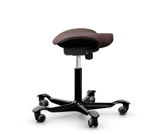 Tabouret de travail contemporain - CAPISCO PULS 8002 - HÅG - en polypropylène / avec piètement en métal / à roulettes
