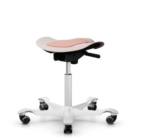 Tabouret de travail en plastique - CAPISCO PULS 8001 - HÅG - avec piètement en aluminium / à roulettes / à hauteur réglable