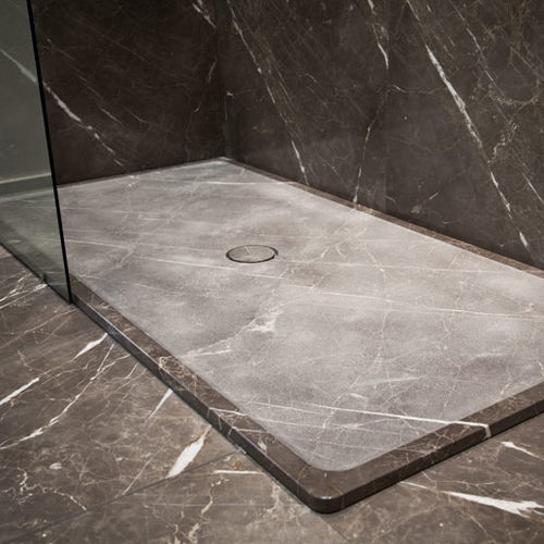 Receveur de douche rectangulaire - BRENTA - I CONCI - à poser / encastrable / extra plat