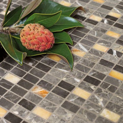Mosaïque en marbre - ANDROMEDA - I CONCI - en or / d'intérieur / d'extérieur