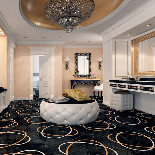 Carrelage en grès cérame - BOUCLE - I CONCI - brillant / d'intérieur / de salon