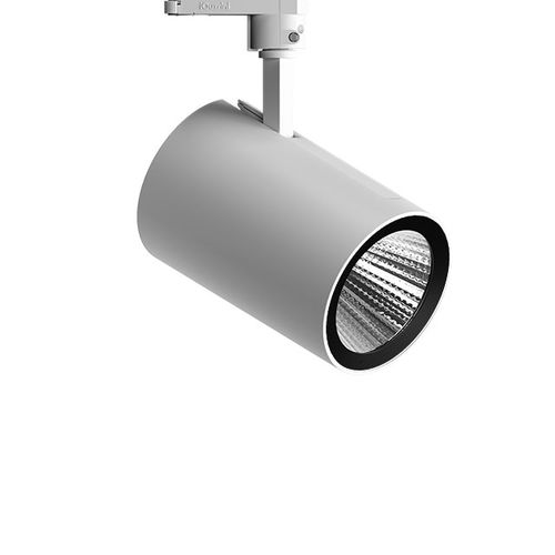 Éclairage sur rail à LED - TECNICA EVO - iGuzzini - rond / en fonte d'aluminium / en thermoplastique