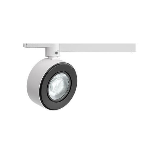 Éclairage sur rail à LED - VIEW OPTI BEAM LENS - iGuzzini - rond / en thermoplastique / en aluminium