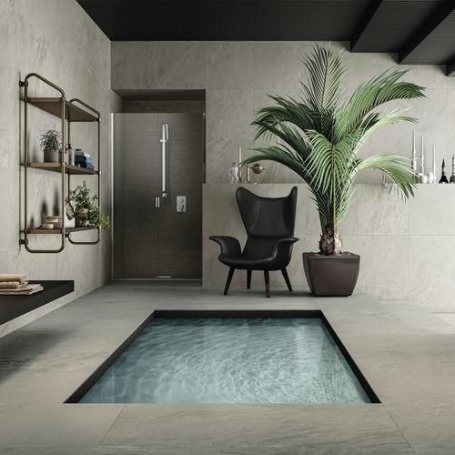 Carrelage d'intérieur - LIQUID STONE - IRIS CERAMICA - d'extérieur / de salon / de cuisine