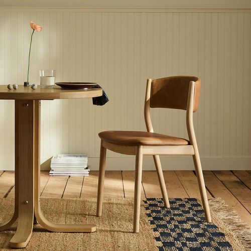 Chaise contemporaine - Marcus Samuelsson  - West Elm - d'intérieur / en tissu / en cuir