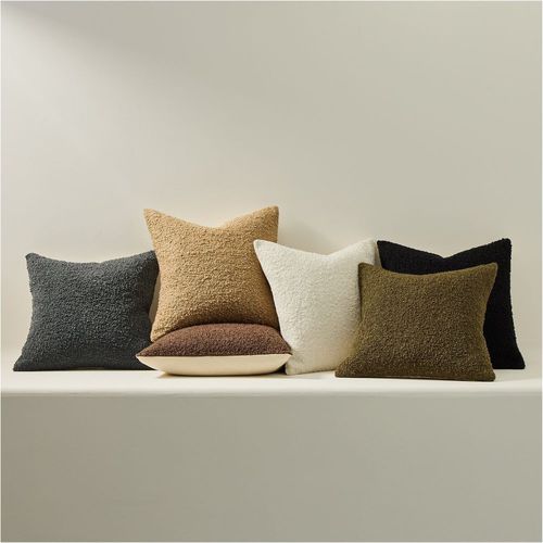 Taie d'oreiller en polyester - Cosy Boucle - West Elm - en coton