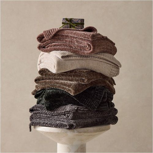 Couverture en polyester - Luxe Chenille - West Elm