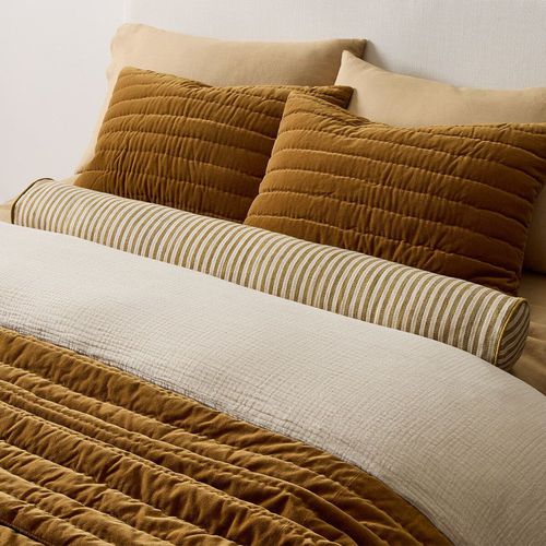 Coussin cylindrique - Modern Bolster - West Elm - à rayures / résidentiel / en soie