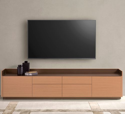Buffet sur pieds hauts - STOCKHOLM - punt mobles - contemporain / en noyer / en bois massif