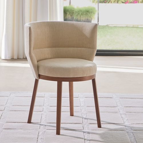 Chaise contemporaine - SEN101 - punt mobles - d'intérieur / en tissu / en cuir