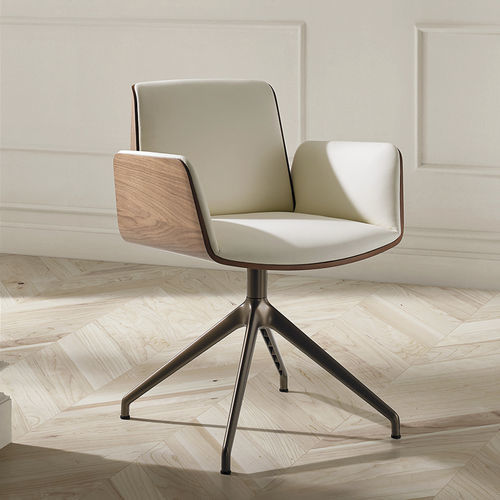 Chaise contemporaine - HUG  - punt mobles - d'intérieur / en tissu / en cuir