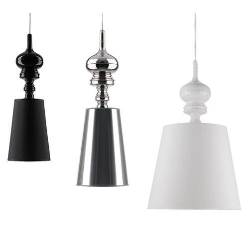 Suspension - JOSEPHINE - METALARTE - en tissu / en porcelaine / en carton