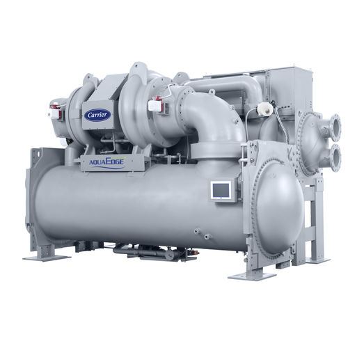 Groupe d'eau glacée à condensation par eau - AQUAEDGE® 19DV - CARRIER commercial - au sol / extérieur