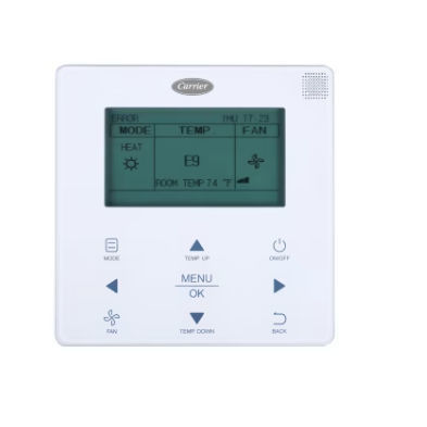 Régulateur de chauffage mural - 40VM900003 - CARRIER commercial - pour système de ventilation / tactile