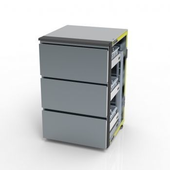 Meuble de rangement sous plan - X/6DQ54 - Gamko - pour bar