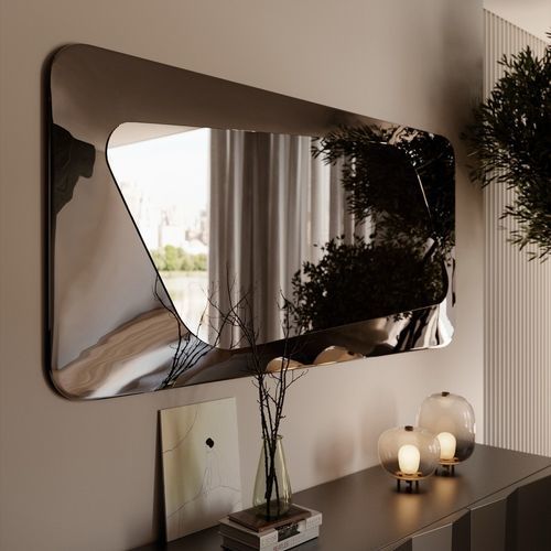 Miroir mural - FOCUS - BONTEMPI CASA - professionnel / contemporain / rectangulaire