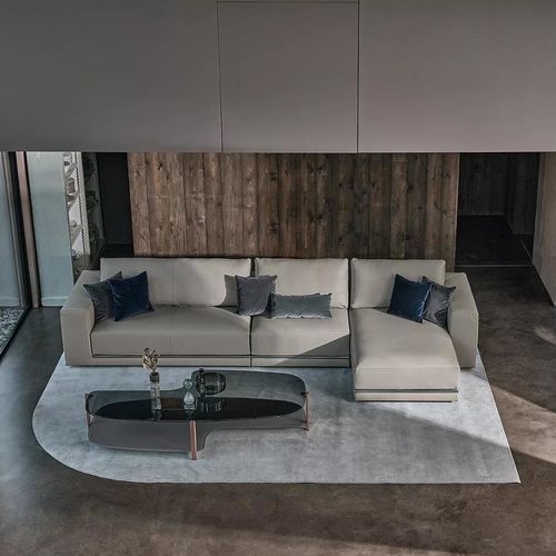 Canapé modulable - PITAGORA - BONTEMPI CASA - contemporain / en tissu / en cuir