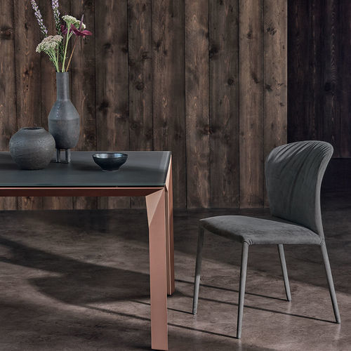 Chaise de salle à manger contemporaine - GRACE - BONTEMPI CASA - d'intérieur / en métal / en acier