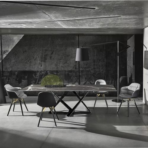 Chaise de bureau contemporaine - MOOD - BONTEMPI CASA - d'intérieur / en polypropylène / en métal
