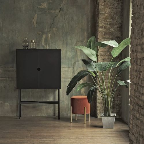 Buffet contemporain - MADISON - BONTEMPI CASA - en bois laqué / en métal laqué / en verre