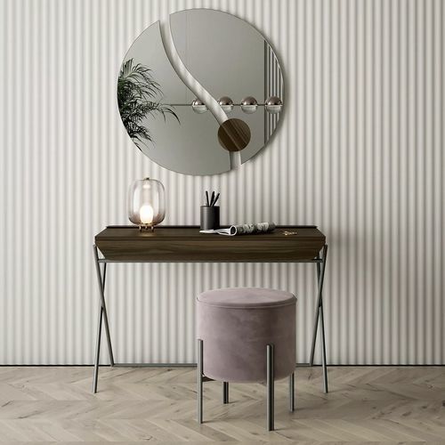 Bureau sur pied - MATISSE - BONTEMPI CASA - contemporain / en placage de bois / en métal laqué
