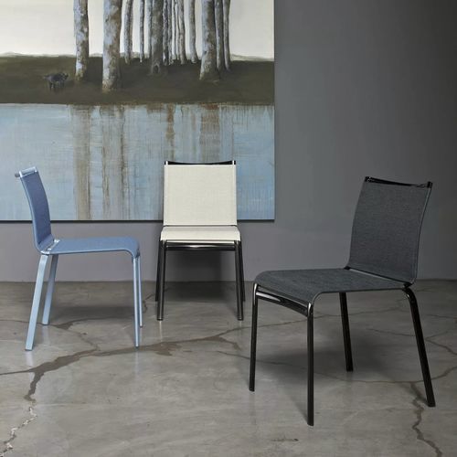 Chaise contemporaine - NET - BONTEMPI CASA - d'extérieur / d'intérieur / en plastique