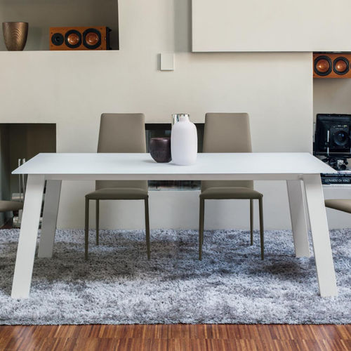 Table contemporaine - KALUA - INGENIA CASA - en céramique / en mélaminé / en métal laqué