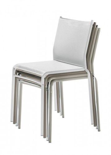 Chaise contemporaine - LIU' - INGENIA CASA - d'intérieur / en métal chromé / en plastique