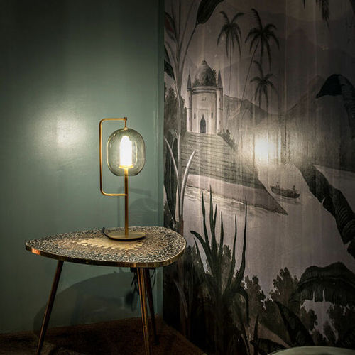 Lampe de table - LANTERN  - CLASSICON - en laiton / en verre / contemporaine