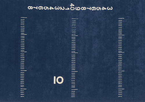 Tapis contemporain - CENTIMETRE  - CLASSICON - à motif / en laine / rectangulaire