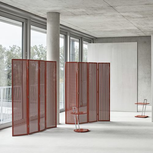 Paravent contemporain - FOLDING  - CLASSICON - en bois / en tôle perforée / modulaire