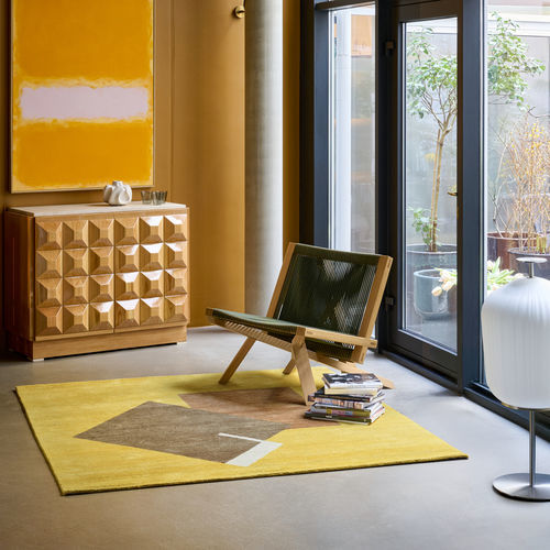 Fauteuil contemporain - VOLKSHAUS - CLASSICON - en corde / en chêne / noir
