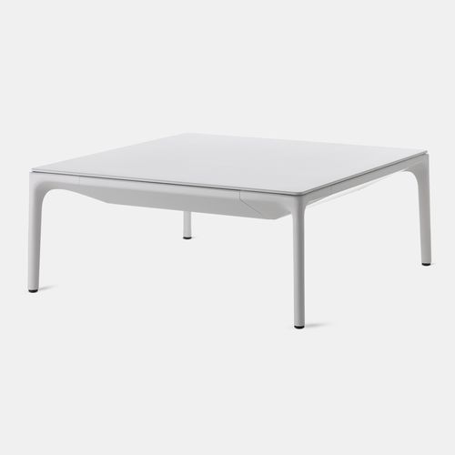 Table basse contemporaine - YALE - MDF Italia - en chêne / en marbre / en résine