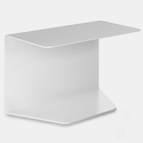 Table d'appoint contemporaine - COSY - MDF Italia - en aluminium / avec piètement en aluminium / rectangulaire