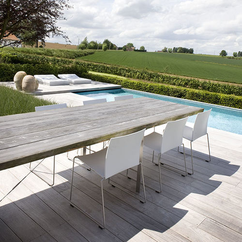 Chaise contemporaine - M1 - MDF Italia - d'intérieur / d'extérieur / en tissu
