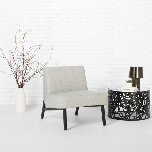 Chauffeuse contemporaine - BARE - Nienkamper - en tissu / en mousse de polyuréthane / en érable