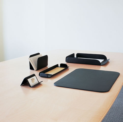 Vide-poche en cuir - MANAGEMENT COLLECTION - Nienkamper - en aluminium