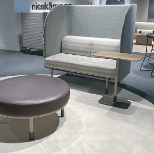 Fauteuil contemporain - BRIG  - Nienkamper - en tissu / en bois / tapissé