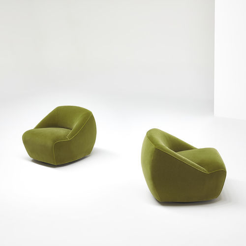 Fauteuil contemporain - ROWAN - Nienkamper - en tissu / en métal / confident
