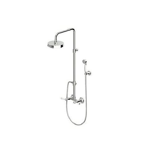 Colonne de douche en laiton - ZAM860 - ZUCCHETTI - murale / classique / avec douche à main