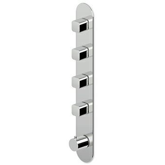 Mitigeur de douche - ZBR666 - ZUCCHETTI - encastrable / thermostatique / en métal chromé