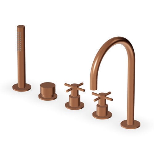 Mélangeur pour douche - ZHM511 series - ZUCCHETTI - à poser / en acier inoxydable / d'intérieur
