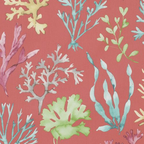 Tissu d'ameublement - PAPEETE - TOILES DE MAYENNE - pour rideaux / pour store enrouleur / à fleurs
