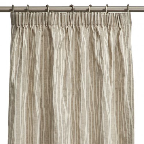 Rideau à passants - MOJITO - TOILES DE MAYENNE - à rayures / en coton / en polyester