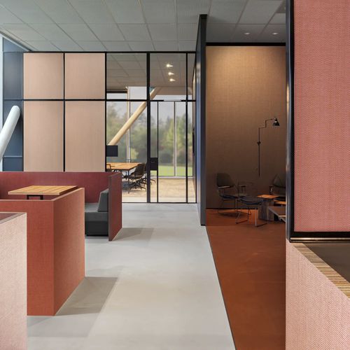Revêtement mural pour intérieur - METEOR - Vescom - en tissu / en polyéthylène / lisse