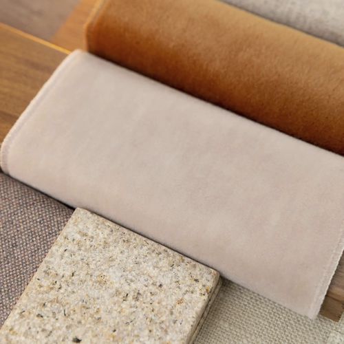 Tissu d'ameublement - ZANZIBAR - Vescom - uni / en coton / en mohair