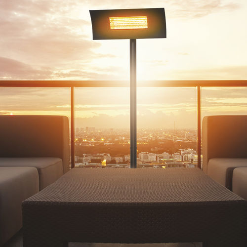 Chauffage de terrasse infrarouge de plafond - OASI HT - Radialight - auto-portant / suspendu / mural