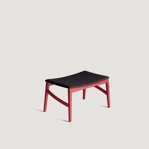 Repose-pied contemporain - CAPITA - CAPDELL - en tissu / en hêtre